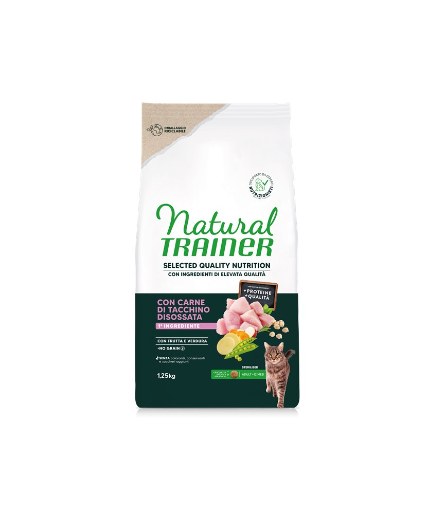NATURAL TRAINER SELECTED QUALITY STERILIZZATO TACCHINO 1,5KG
