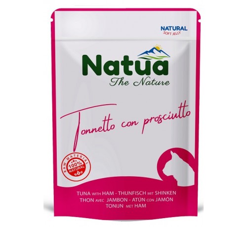 NATUA CAT BUSTA ADULT TONNO CON PROSCIUTTO 70 GR. scad. 1/6/25
