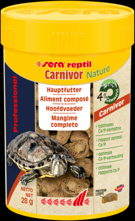 SERA REPTIL CARNIVOR NATURE 250ml
