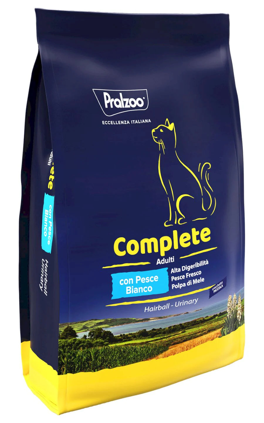 PRALZOO CAT COMPLETE PESCE BIANCO - HAIRBALL - URINARY 1,5KG