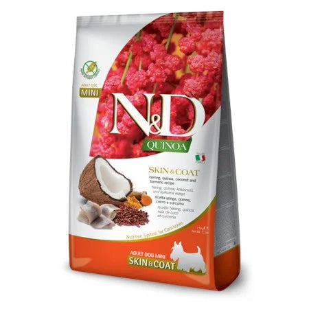 N&D QUINOA SKIN & COAT MINI ARINGA 2.5