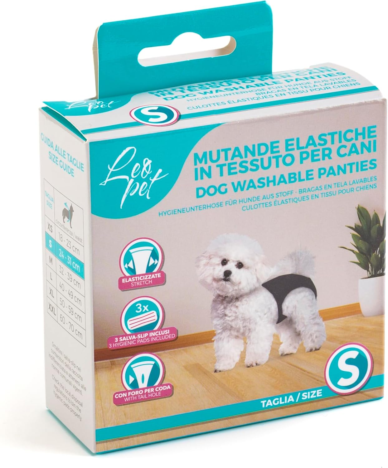 MUTANDA PER CANI S LEOPET