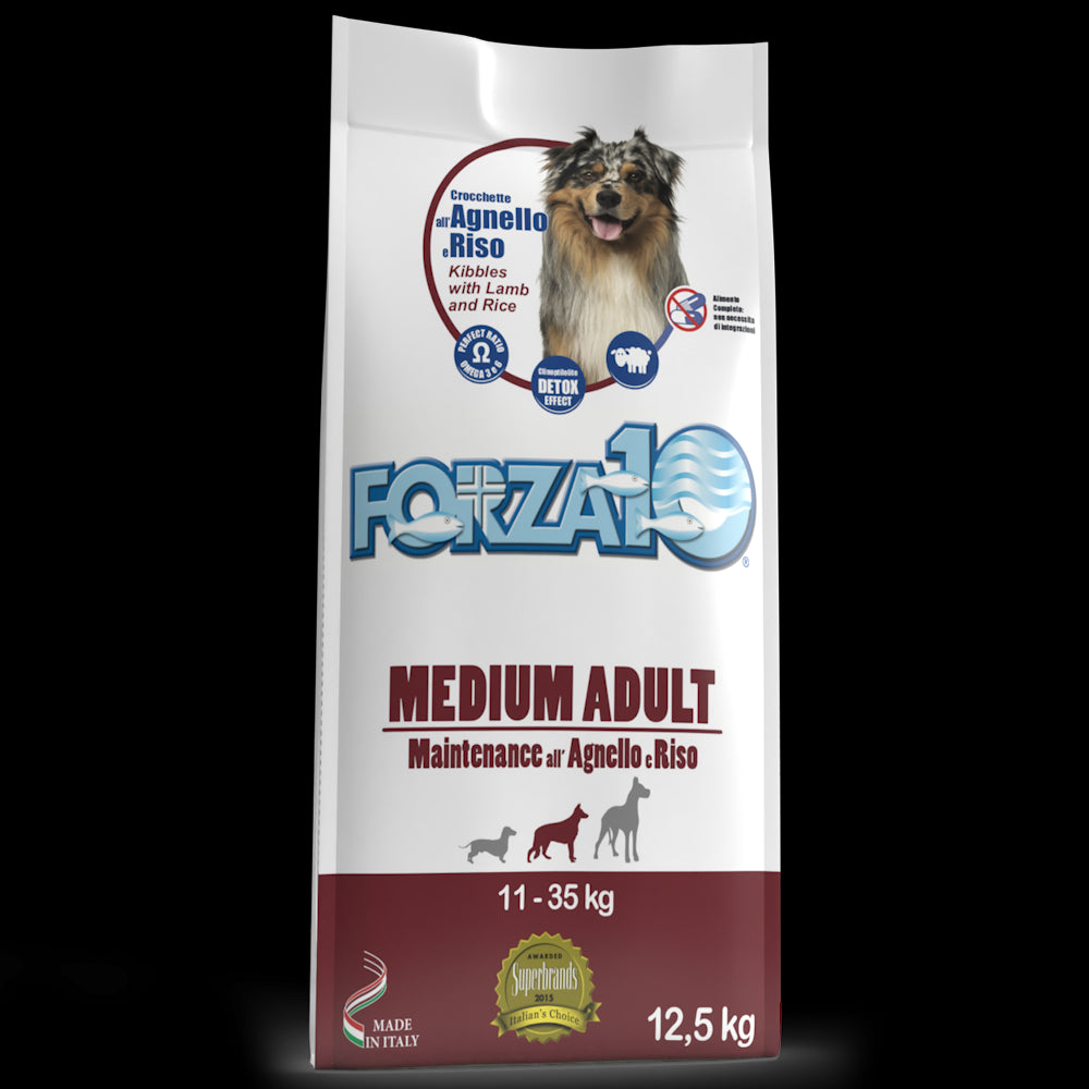 FORZA10 Medium Adult Maintenance agnello e riso 12,5kg