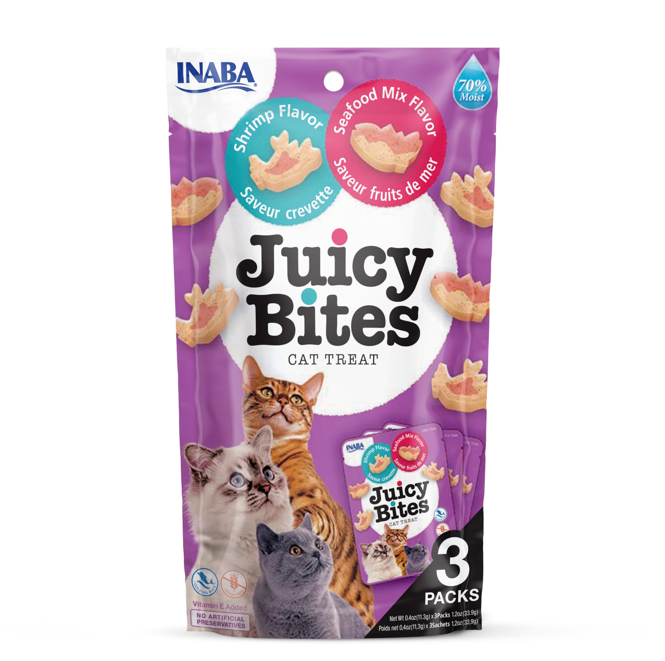 JUICY BITES GATTO 3 PACKS
