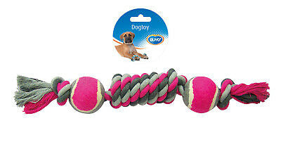 LEOPET Dummy in corda con 2 Palle da tennis
