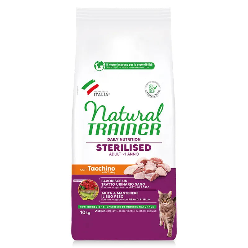 NATURAL TRAINER GATTO STERILIZZATO 10KG