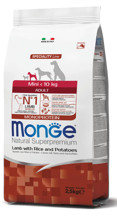 Monge Mini Adult Agnello 2,5Kg