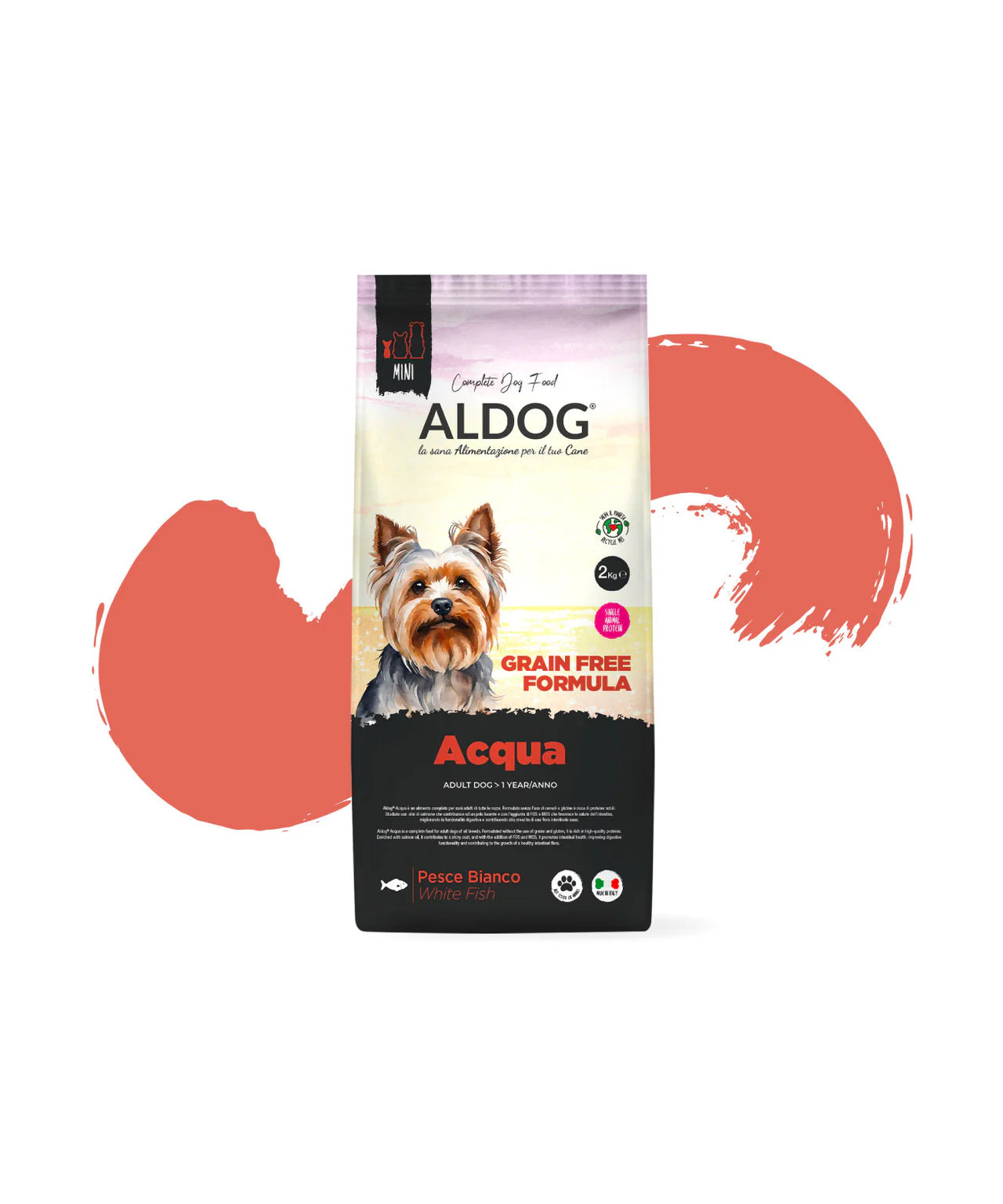 ALDOG GRAIN FREE ACQUA MINI (PESCE BIANCO) 2KG