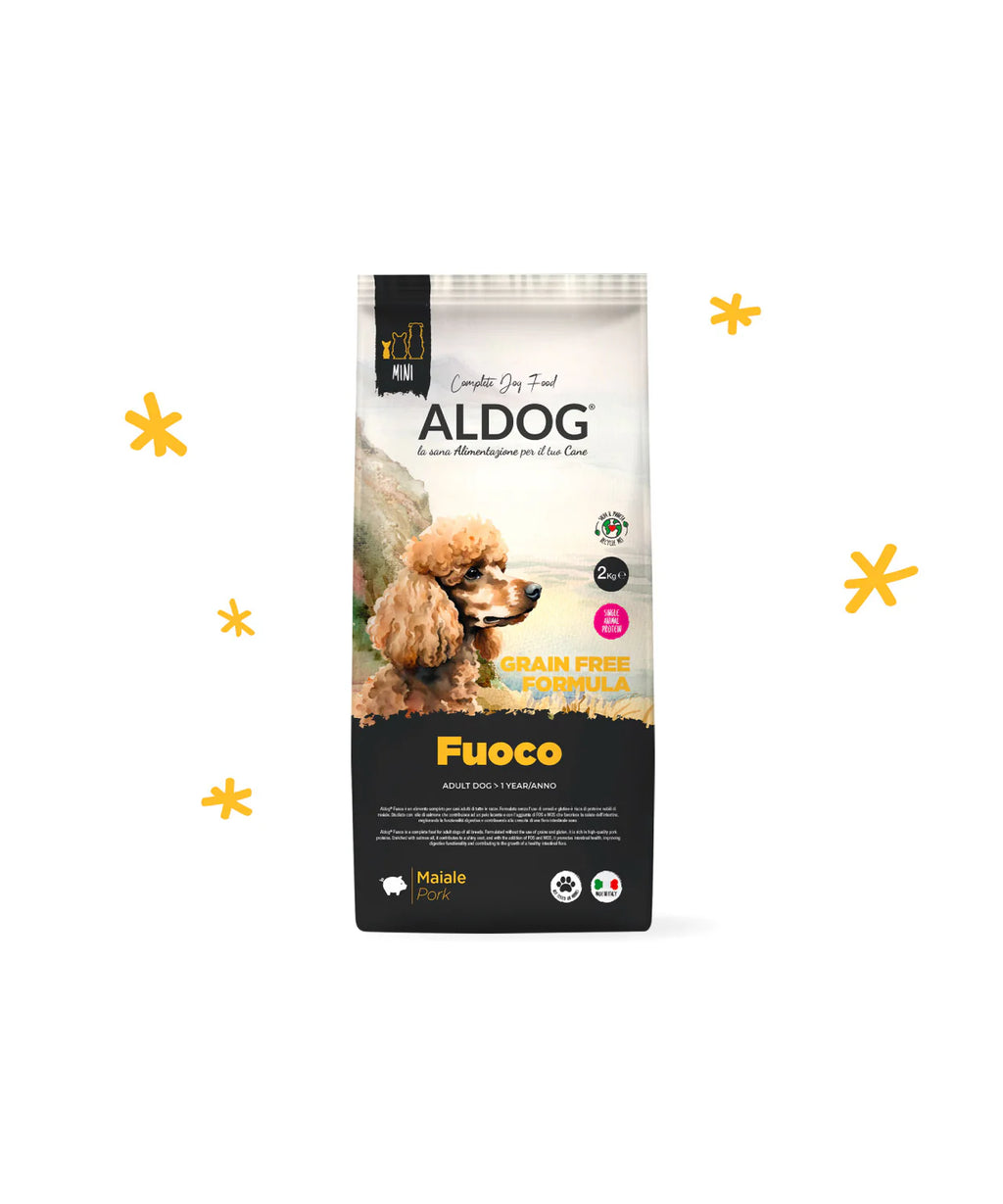 ALDOGGRAIN FREE FUOCO MINI (MAIALE) 2KG