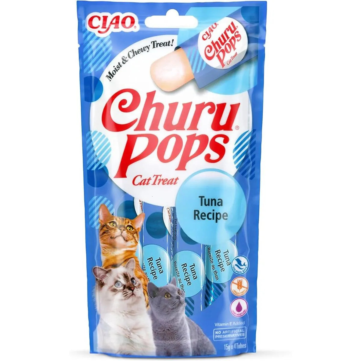 CHURU POPS CAT CREMA SNACK 4X15gr