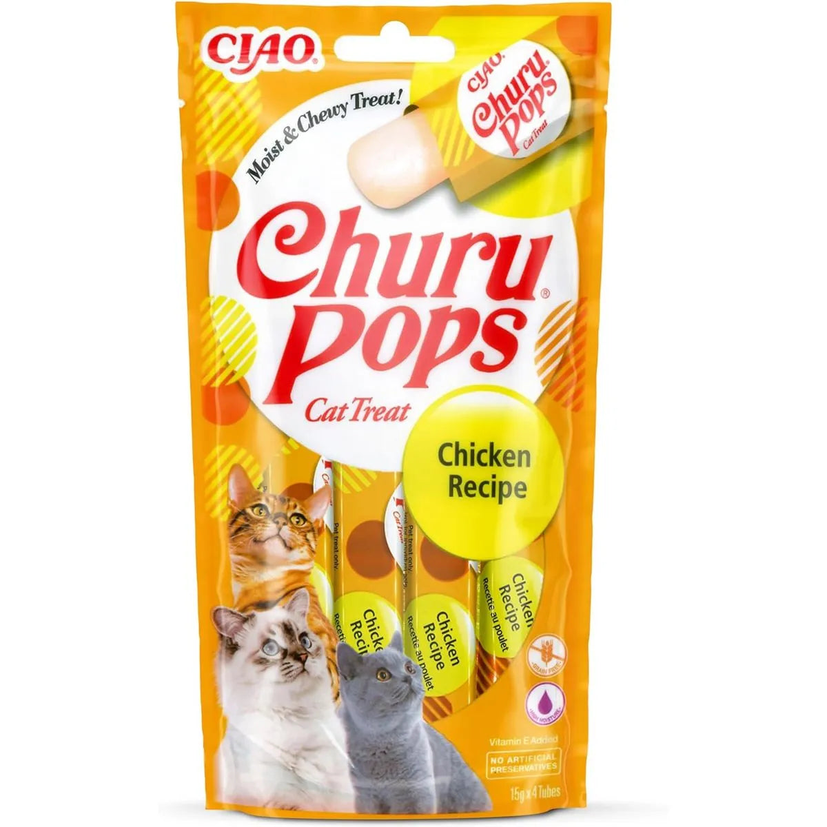 CHURU POPS CAT CREMA SNACK 4X15gr