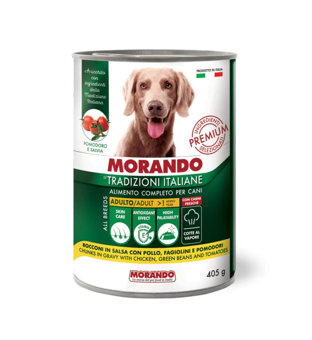 LE TRADIZIONI ITALIANE CANE BOCCONCINI 405G  - MORANDO