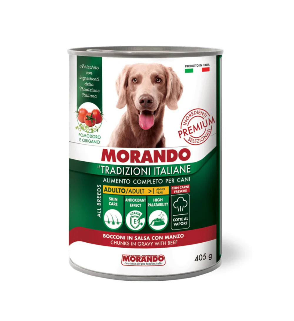 LE TRADIZIONI ITALIANE CANE BOCCONCINI 405G  - MORANDO