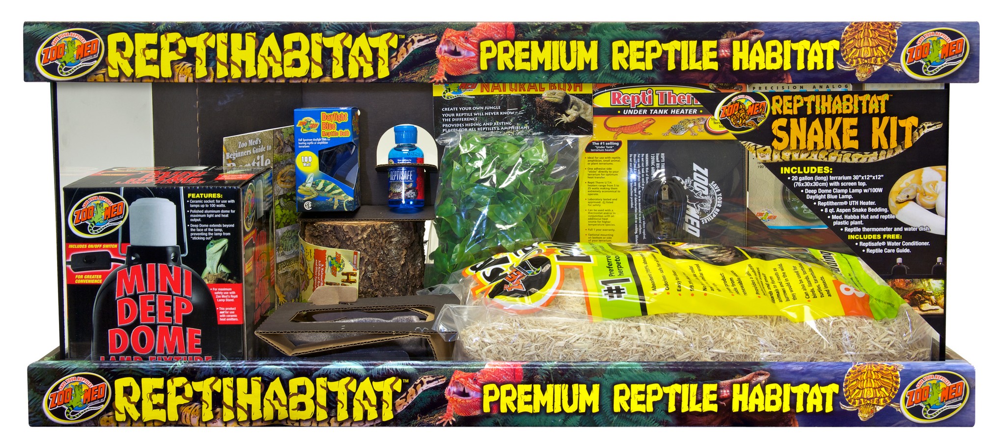 ZOOMED REPTIHABITAT KIT SNAKE 76X30X30CM
