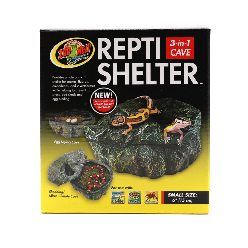 ZOOMED REPTI SHELTER CAVERNA APRIBILE 15CM