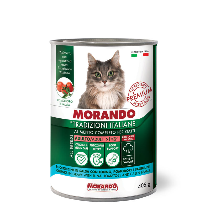 LE TRADIZIONI ITALIANE GATTO BOCCONCINI 405G  - MORANDO