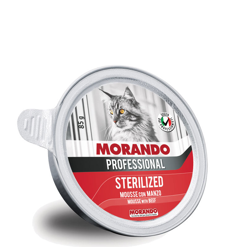 MORANDO PROFESSIONAL MOUSSE GATTO STERILIZZATO 85gr