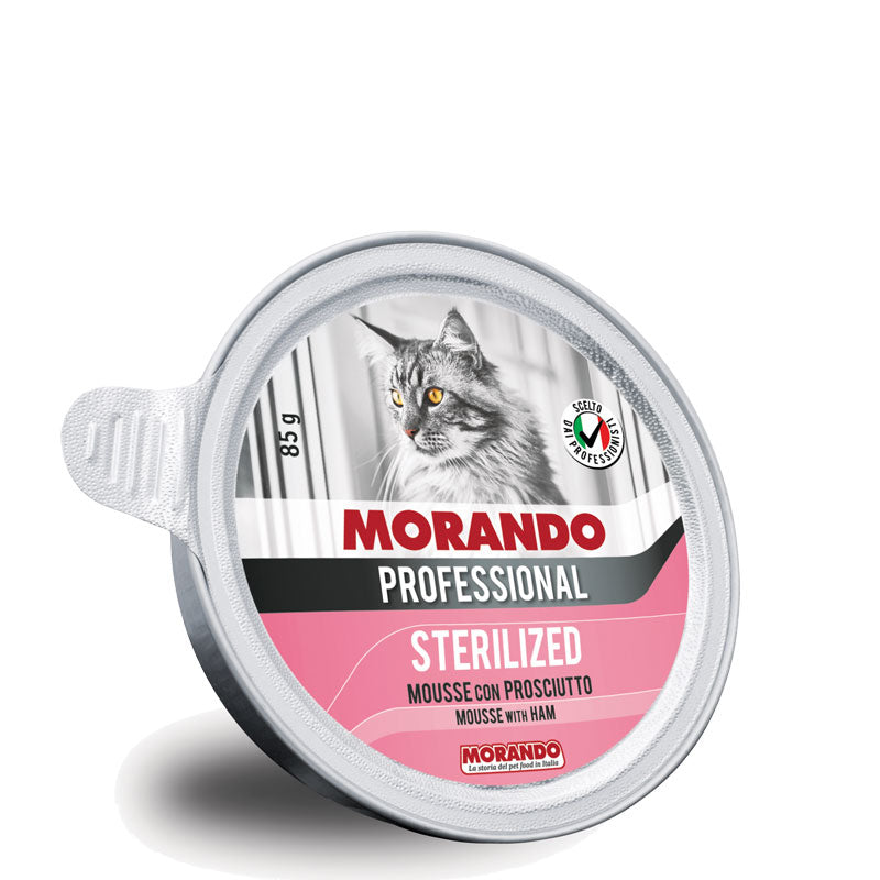 MORANDO PROFESSIONAL MOUSSE GATTO STERILIZZATO 85gr