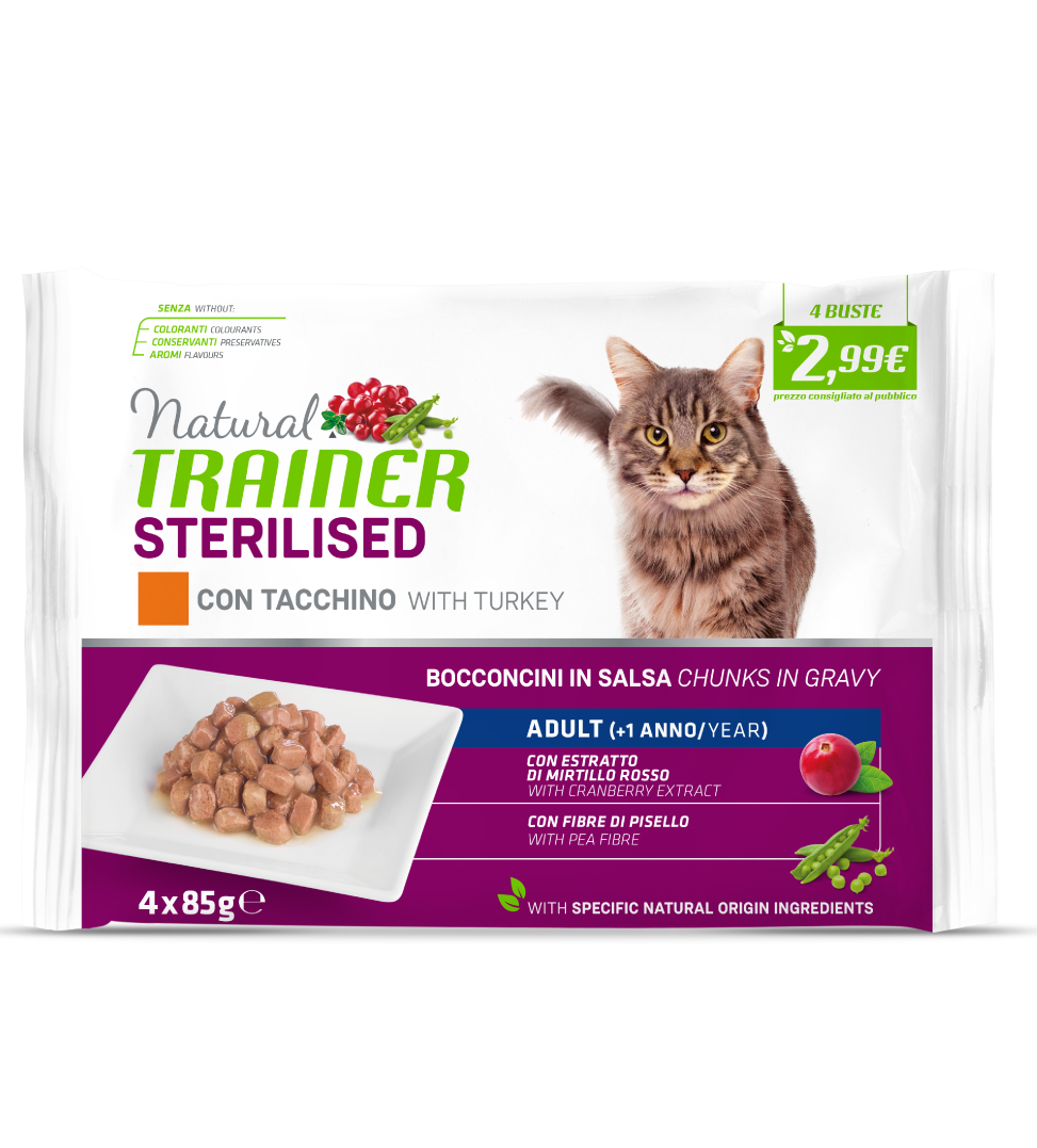 NATURAL TRAINER FLOWPACK X4 STERILIZZATO