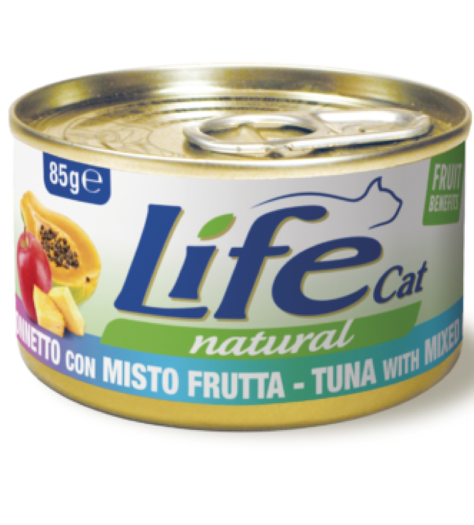 LIFE CAT NATURAL CON FRUTTA 85GR