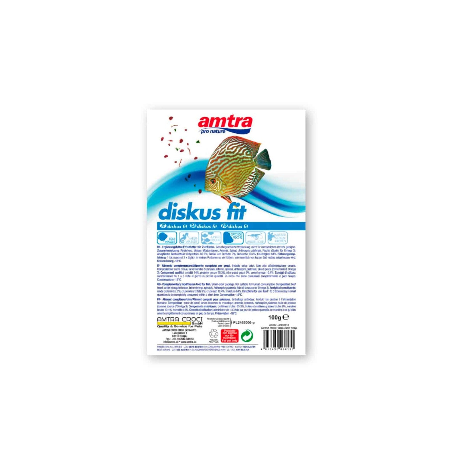 AMTRA FROST BLISTER DISCUS FIT 100GR