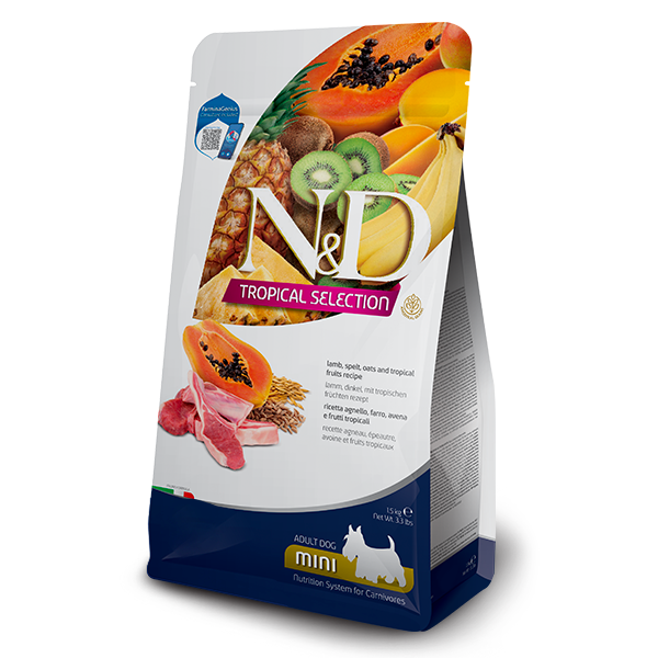 N&D DOG TROPICAL AGNELLO ADULT MINI 1,5kg