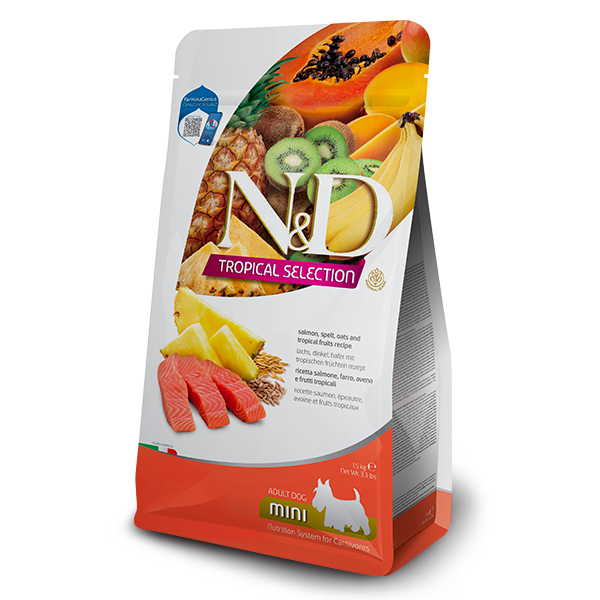 N&D DOG TROPICAL SALMONE ADULT MINI 1,5kg
