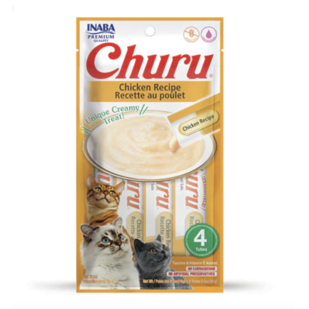 CHURU POPS CAT CREMA SNACK 4X15gr