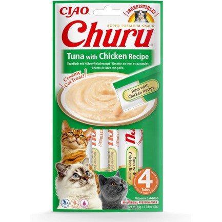CHURU POPS CAT CREMA SNACK 4X15gr