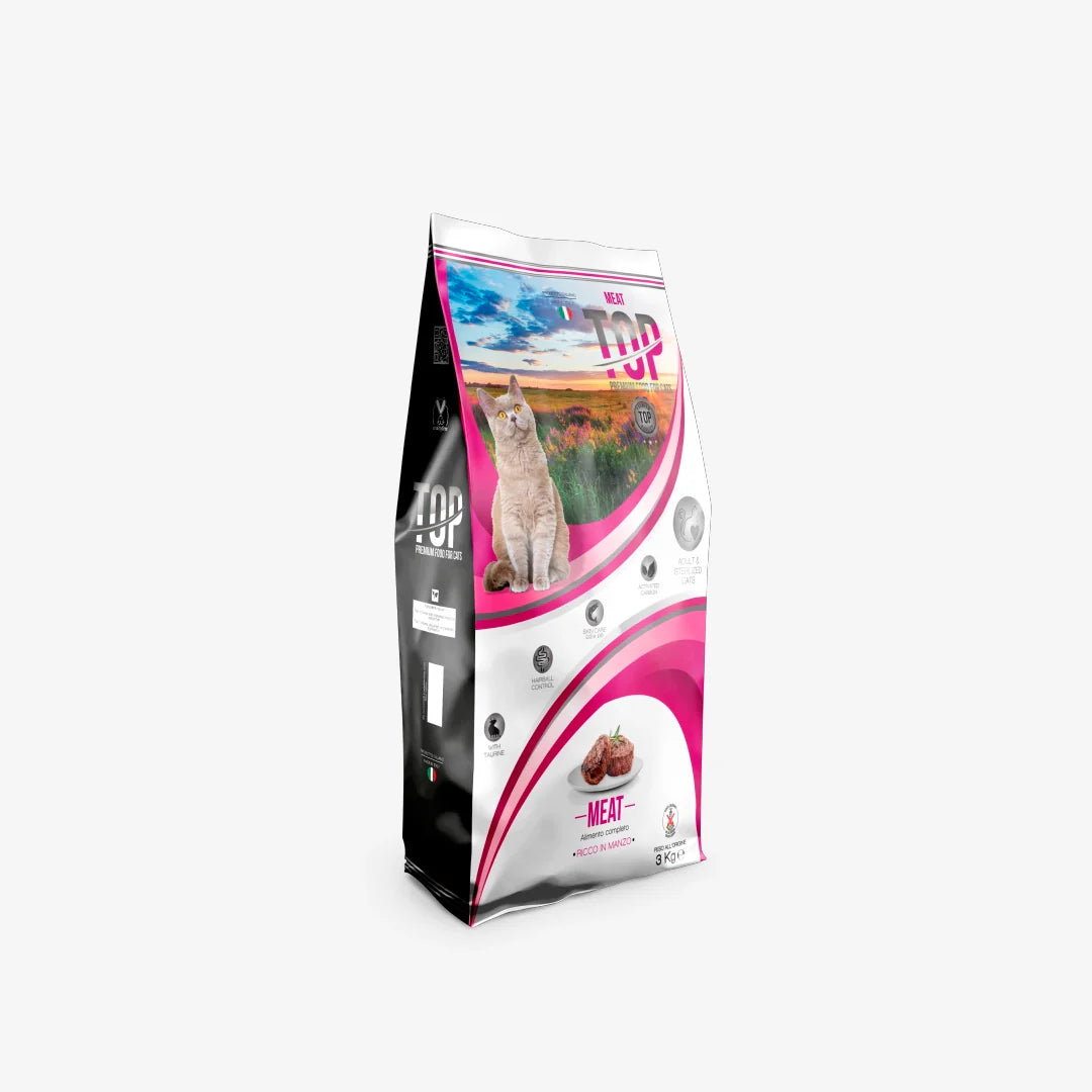 Top meat Gatto Sterilizzato 3kg - manzo