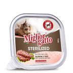 MIGLIOR GATTO STERILIZZATO PATE' 100gr