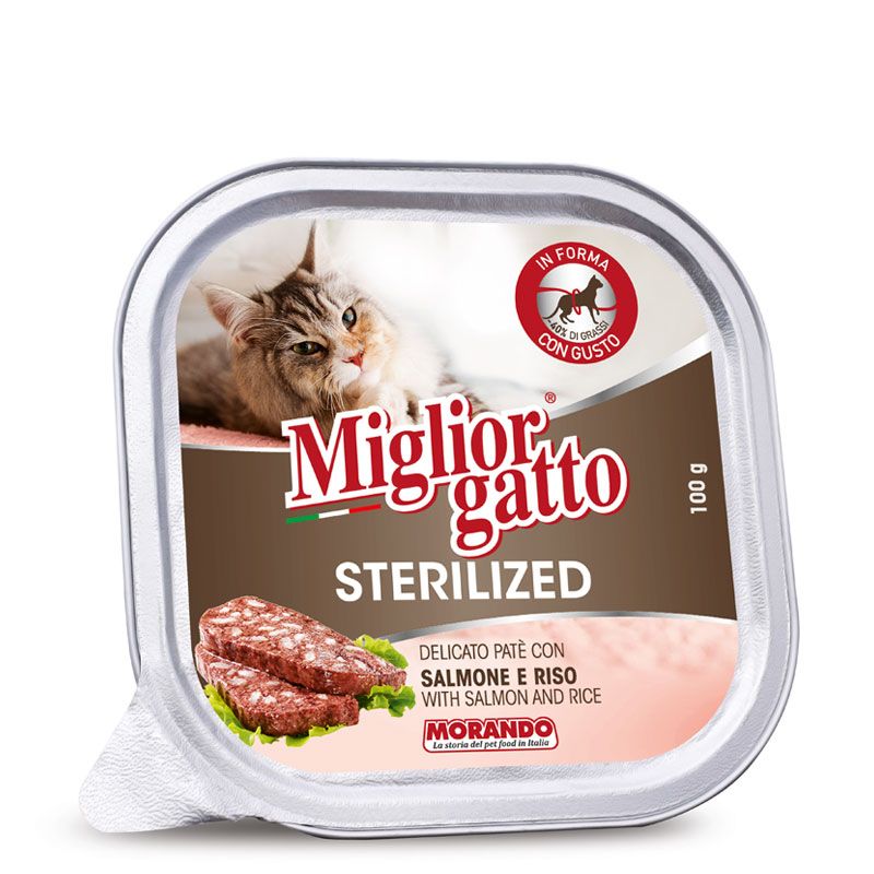 MIGLIOR GATTO STERILIZZATO PATE' 100gr
