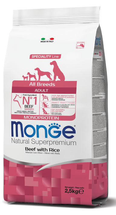 Monge all Breed manzo 2,5kg