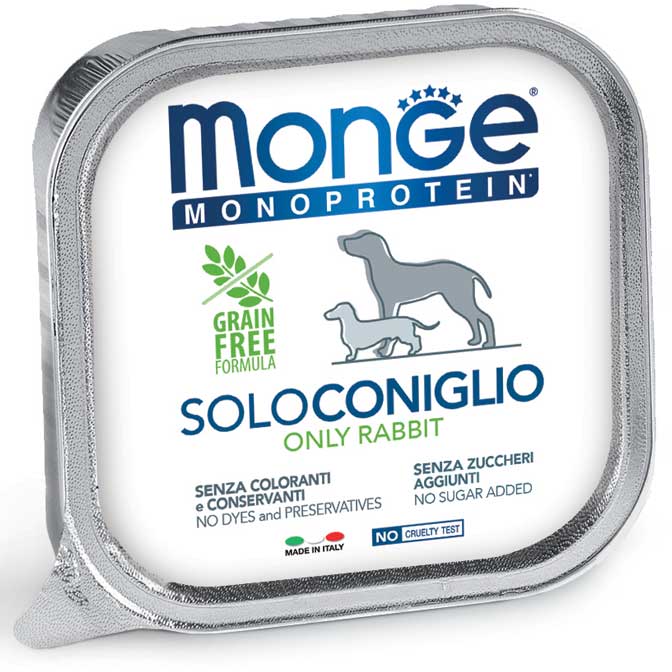 MONGE DOG SOLO CONIGLIO