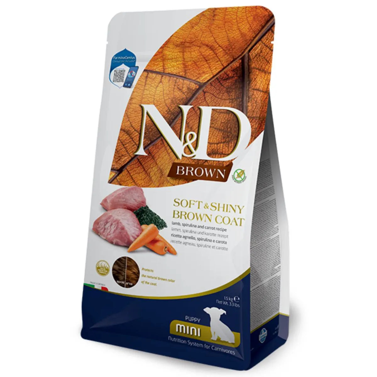 N&D FARMINA PUPPY SMALL BROWN 1.5KG