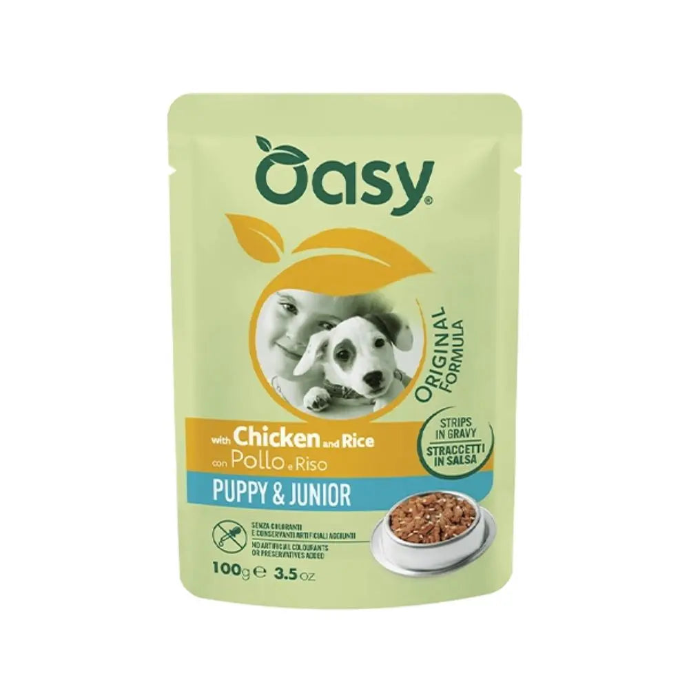 OASY DOG STRACCETTI IN SALSA BUSTA 100GR