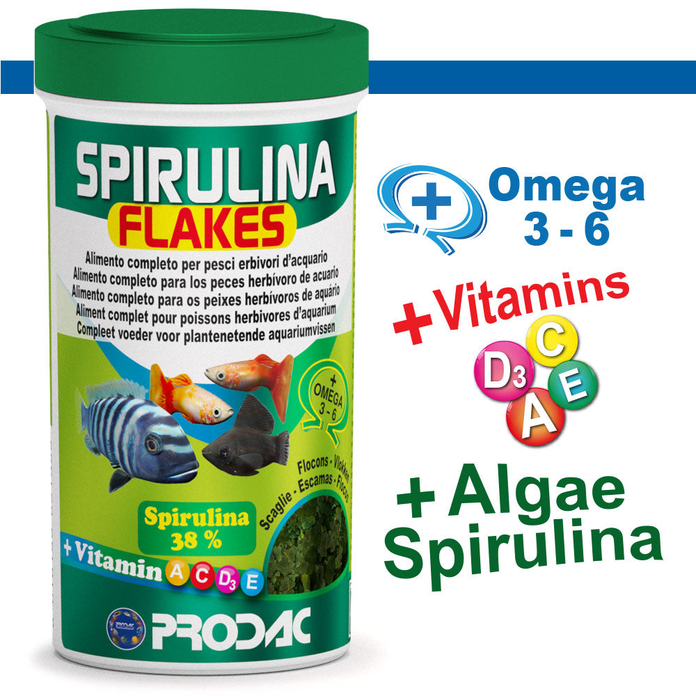PRODAC SPIRULINA FLAKES 250ML