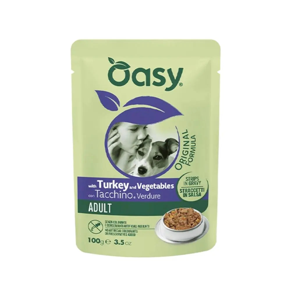 OASY DOG STRACCETTI IN SALSA BUSTA 100GR