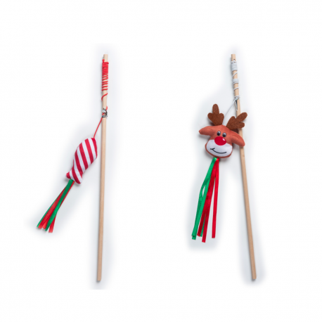 CANNA DA PESCA NATALE CON CATNIP