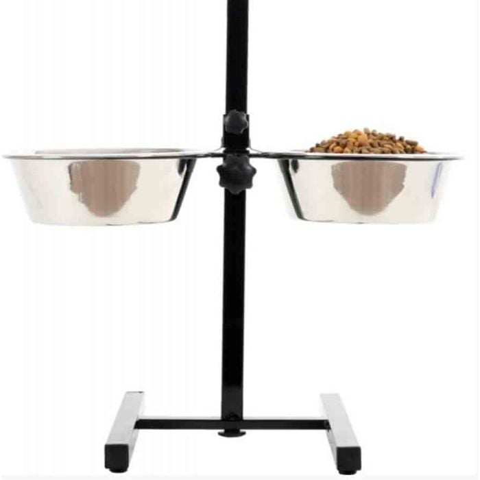 ZOLUX SUPPORTO REGOLABILE + 2 CIOTOLE INOX